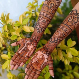 indo arabic mehendi